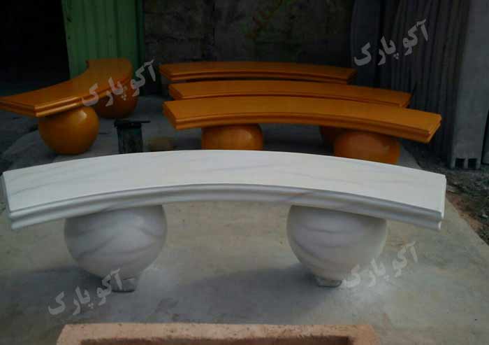 نیمکت پارکی بتنی